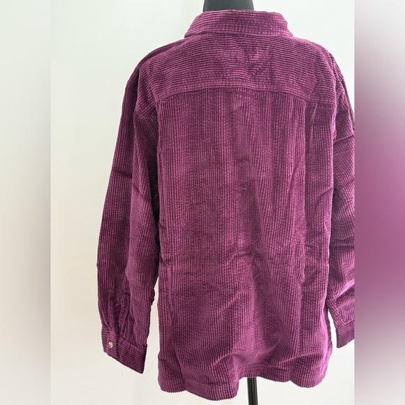 New Worn LL Bean XL Petite Purple Corduroy Women's 251 - Picture 5 of 8